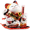 Jingdong supermarket Jinshi factory Lucky cat shop opening gift home furnishings creative gifts thousands of customers to large-scale shake hands Lucky cat
