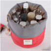 Jingdong supermarket space excellent bucket travel large-capacity cosmetic bag multi-function wash bag package rose red