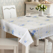 Mercure guest charm Nordic waterproof&oil-proof PVC disposable tablecloth rectangular dining table fabric 137180CM blues