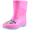 PaulFrank mouth monkey rain boots in the tube waterproof plastic shoes sets of shoes children men&women baby fashion boots PF1011 pink 24 yards