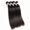 Racily Hair Brazilian Straight Hair 4 Bundles Color Natural Black Human Hair Weave Extensions