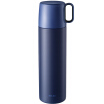 RELEA mug 500ML male&female students creative portable stainless steel large capacity insulated cup freedom star blue
