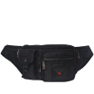 SWISSGEAR pockets male waterproof scratch defense fitness pockets fashion leisure outdoor sports bag SA-8012 black