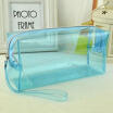 US Clear Various Color Zipper Stationery Pencil Case Cosmetic Bag Pouch Storage