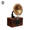 WH AS80 Classical Bluetooth Stereo Horn Indoor Speaker Wireless Bluetooth Speaker Stereo Music Player Sound Box Support TF Card