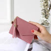 Womens Short Small Wallet Lady Leather Folding Coin Card Holder Money Purse