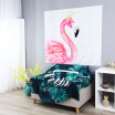 Yuan Yuan ins Nordic bedroom decoration cloth wall tapestry flamingo wall blanket tarpaulin background cloth 130150