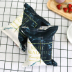 Yuan Yuan ins Nordic marble fabric paper towel set paper towel bag home creative cotton&linen tissue box car tray