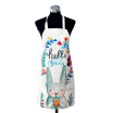 Yuan Yuan long ear rabbit apron Nordic style cloth creative apron Korean fashion bakery kitchen home half-length gown