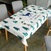 Yuan Yuan Luyexian tablecloth Nordic wind cotton linen art restaurant creative table cloth living room rectangular coffee table table cover cloth 130180cm