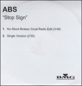 Abs Stop Sign 2003 UK CD-R acetate CDR ACETATE
