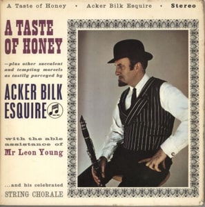 Acker Bilk A Taste Of Honey 1963 UK vinyl LP SCX3469