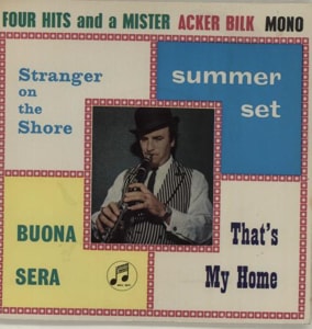 Acker Bilk Four Hits And A Mister 1961 UK 7 vinyl SEG8156