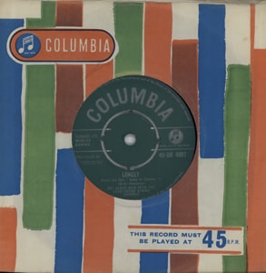 Acker Bilk Lonely 1962 UK 7 vinyl 45-DB4897