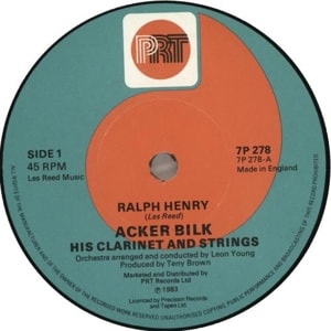 Acker Bilk Ralph Henry 1983 UK 7 vinyl 7P278