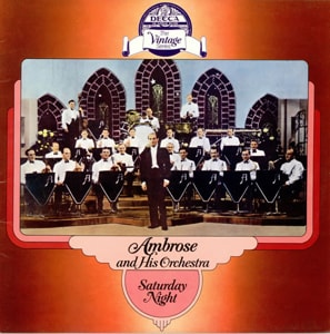 Ambrose And His Orchestra Saturday Night 1977 UK 2-LP vinyl set DDV5003/4
