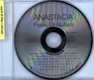Anastacia Freak Of Nature 2001 Japanese CD album EDCI80024
