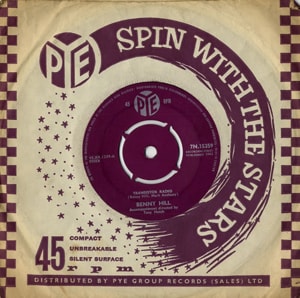 Benny Hill Transistor Radio 1961 UK 7 vinyl 7N.15359