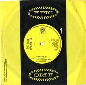 Biddu Summer Of '42 1975 UK 7 vinyl SEPC3318