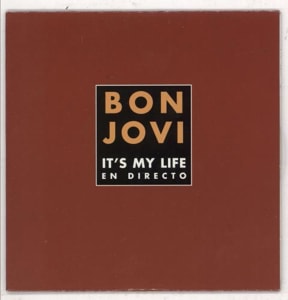 Bon Jovi It's My Life - En Directo 2001 Spanish CD single BON#1
