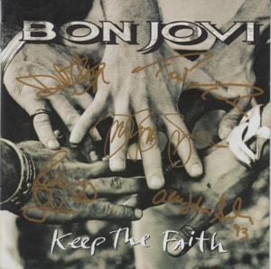 Bon Jovi Keep The Faith - Gold Tour Edition 1993 Australian CD album 514226-2