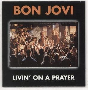 Bon Jovi Livin' On A Prayer 2001 Spanish CD single BONJOVI2