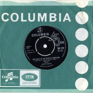 Buddy Greco This Could Be The Start Of Something 1964 UK 7 vinyl DB7160
