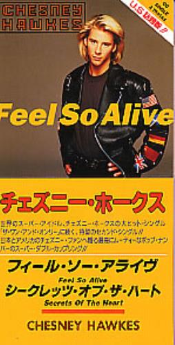 Chesney Hawkes Feel So Alive 1992 Japanese 3 CD single TODP-2349