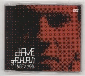 David Gahan I Need You 2003 UK DVD Single DVDMUTE301