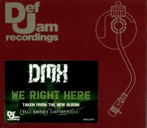 DMX We Right Here 2001 UK CD single DMXCDP5