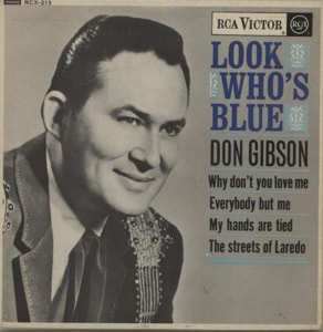 Don Gibson Look Who's Blue EP 1961 UK 7 vinyl RCX-213