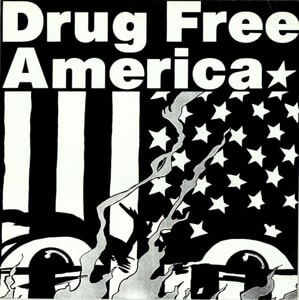 Drug Free America Heaven Ain't High Enough 1989 UK 12 vinyl BE6