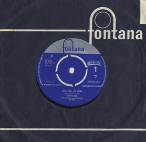 Eden Kane Rain, Rain, Go Away 1964 UK 7 vinyl TF462