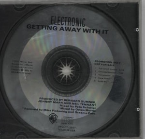 Electronic Getting Away With It 1990 USA CD single PRO-CD-3987