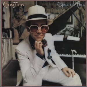Elton John Greatest Hits + Inner 1974 UK vinyl LP DJH20442