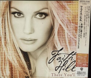 Faith Hill There You'll Be 2001 Japanese CD album WPCR-11140