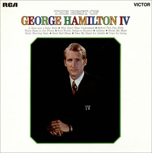 George Hamilton IV The Best Of George Hamilton IV 1970 UK vinyl LP LSA3005