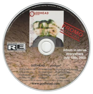Godhead Evolver 2003 USA CD album REGODHEADPR02