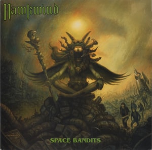 Hawkwind Space Bandits 1990 UK vinyl LP GWLP103