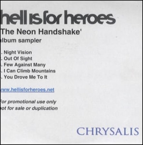 Hell Is For Heroes Album Sampler 2002 UK CD-R acetate CD ACETATE