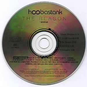 Hoobastank The Reason - Sampler 2003 USA CD single ISLR-15951-2