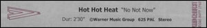 Hot Hot Heat No Not Now 2003 UK video PROMO VIDEO