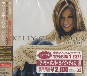 Kelly Clarkson Thankful 2003 Japanese CD album BVCP-24037