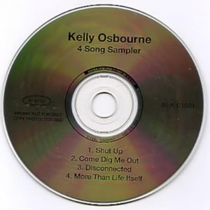 Kelly Osbourne 4 Song Sampler 2003 USA CD single AEK-01081