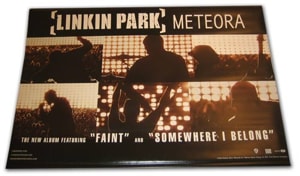 Linkin Park Meteora 2003 USA display BANNER