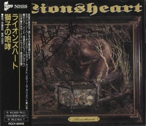 Lionsheart Lionsheart - Autographed 1993 Japanese CD album PCCY-00412