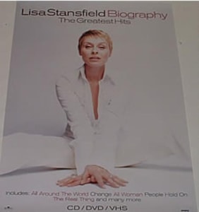 Lisa Stansfield Biography - The Greatest Hits 2003 UK poster PROMO POSTER