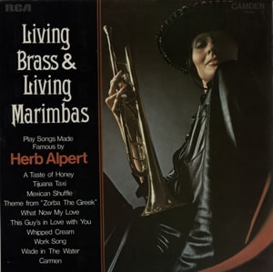 Living Brass Play Songs Made Famous By Herb Alpert 1970 UK vinyl LP CDS1058