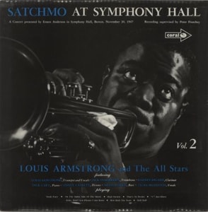 Louis Armstrong Sachmo At Symphony Hall Vol. 2 1970 UK vinyl LP CP49