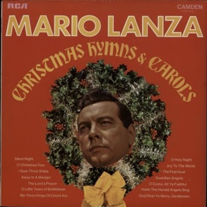 Mario Lanza Christmas Hymns & Carols 1969 UK vinyl LP CDS1036